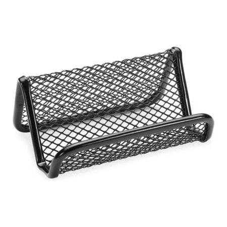 Lorell Lorell Business Card Holder, Steel, Black 84151